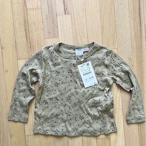 3-4 year long sleeve tee Zara